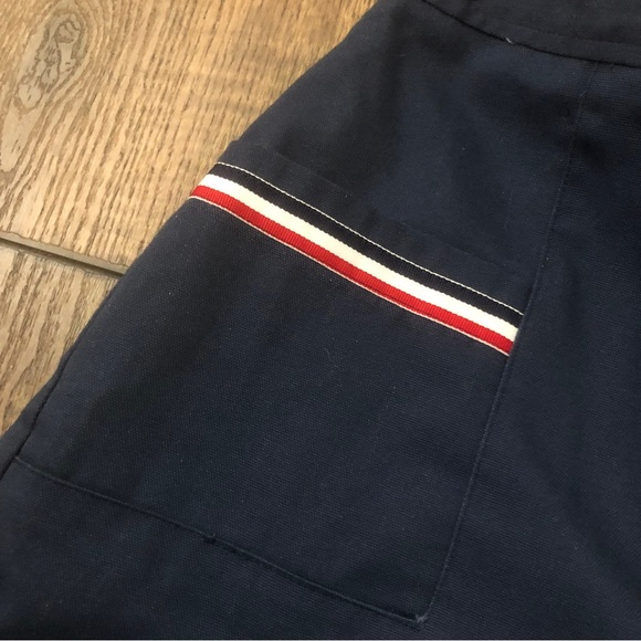 Vintage Sears The Fashion Place Navy culottes - Picture 2 of 7